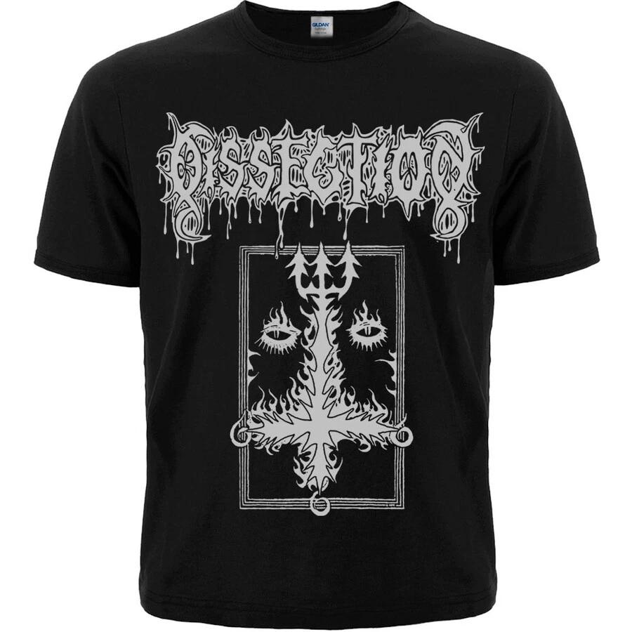 Раскройка "Прошлое Живо" Черная Футболка mayhem bathory