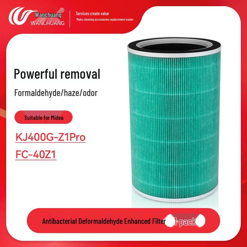 Compatible Replacement Filter for Midea Air Purifier KJ400G-Z1 Pro, Model FC-40Z1