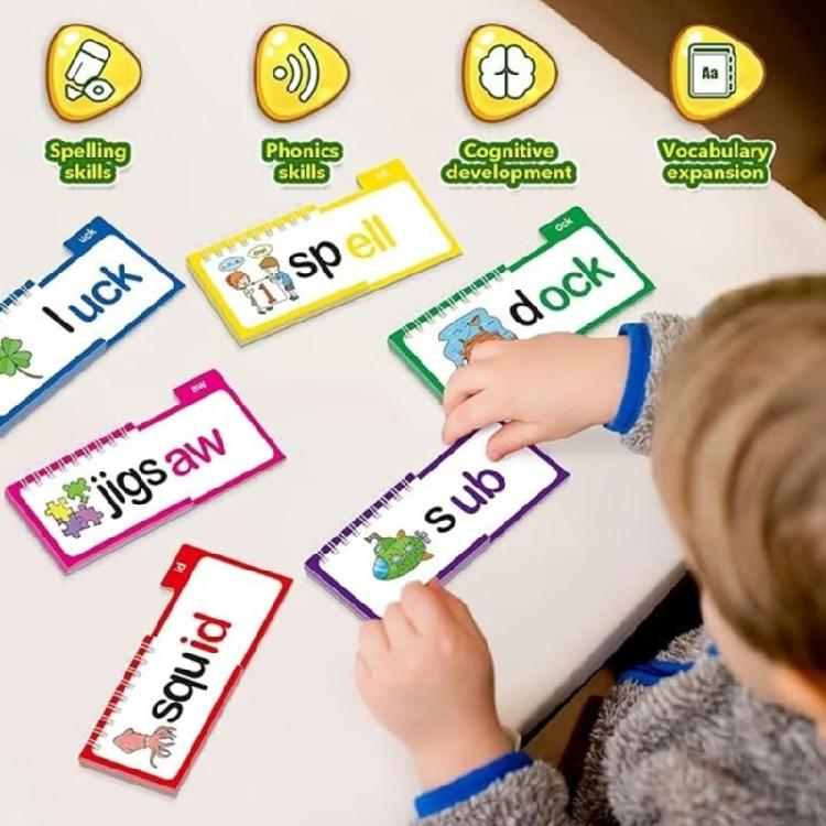 30pcs Letter Sounds Flash Cards For Toddlers To Develop Phonics Skills And Encourage Imaginative Play