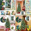 Christmas Dinosaur Letter Ornaments With Countdown Calendar For Holiday Decor And Gift Giving