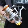 2024 Fishing Reel Spinning Reel 1000-7000 Series Full Metal Spool Spinning Reel Suitable for Sea Fishing Carp Fishing Multi-Water Situation