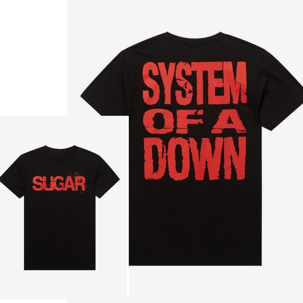 Hot System of A Down Cotton Band Shirt Unisex Summer Short Sleeve Fashion Brand Tee Luxury Casual Vintage