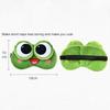 Skin-friendly Frog Sleep Eye Mask Cartoon Plush Sleeping Eye Cover Lovely 3D Eye Mask  Dream Night