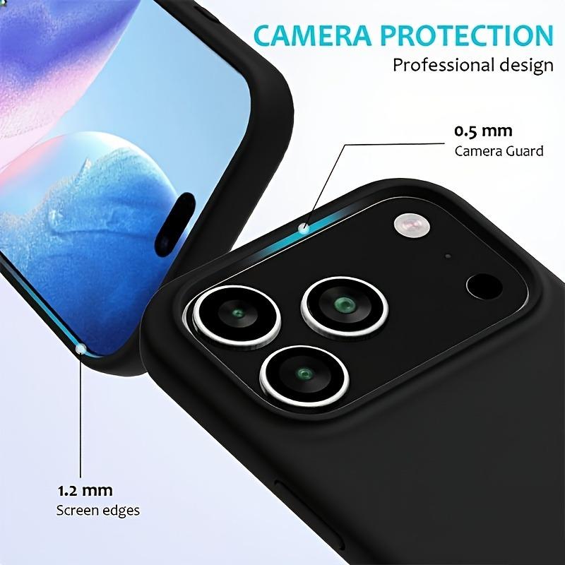 Жидкий силиконовый чехол для телефона для iPhone 17 Pro Max Air 15 14 Plus 13 12 11 16 Pro, шелковистый на ощупь, ударопрочный защитный, мягкая задняя крышка