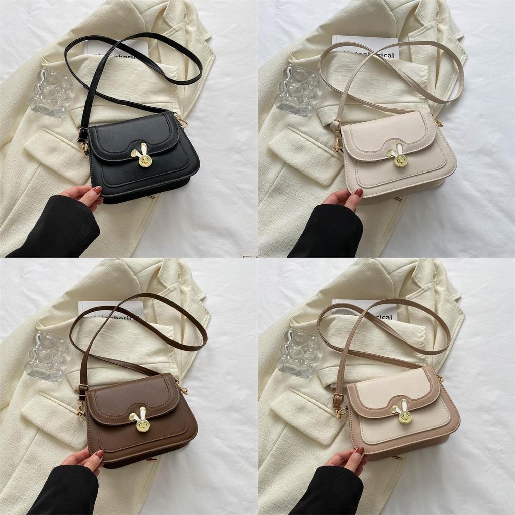 Stylish Vintage Crossbody Bag For Women In Classic Black White Brown And Khaki Perfect For Autumn Fashion