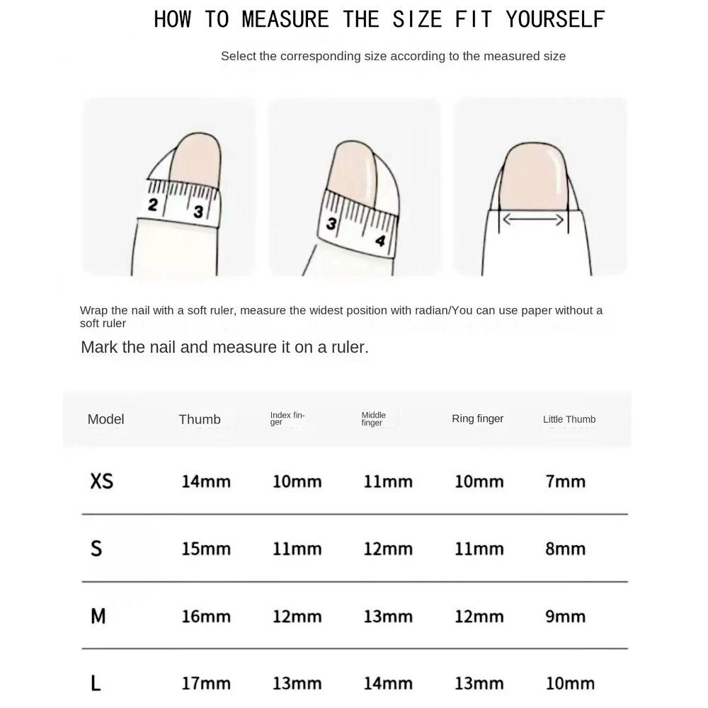 Полное покрытие, чистые ручные накладные ногти XS SML, пресс для ногтей Y2K Hottie, ногти ручной работы для женщин и девочек