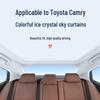 Непрозрачная шторка люка для Toyota Camry 2024: Теплоизоляция и защита конфиденциальности