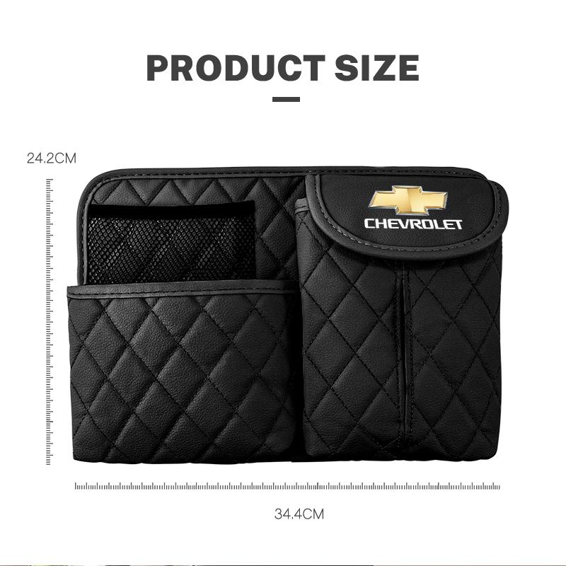 Hanging Car Seat Back Storage Bag Water Cup Tissue Organizer Box For Chevrolet Z71 Aveo Impala Lacetti Malibu Sail SS Cruze SS