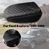 Center Console Armrest Cushion Leather Car Arm Rest Box Cover Pad for Ford Explorer 2011 2012 2013 2014 2015 2016 2017