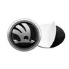 Car Sticker 2025 Hot 4PCS 56mm Car Badge Wheel Center Cover Stickers Hub Caps Decal For Skoda Octavia Kodiaq Fabia Rapid Superb