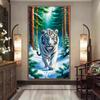 Тигр Волк Лиса в Зимнем Лесу Алмазная Вышивка Сделай Сам Крестиком Полная Выкладка Алмазная Мозаика Новая Коллекция Домашний Декор