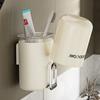 1 комплект держатель для зубных щеток для мытья стаканов настенное хранение зубной пасты многофункциональная стойка для хранения принадлежностей для ванной комнаты