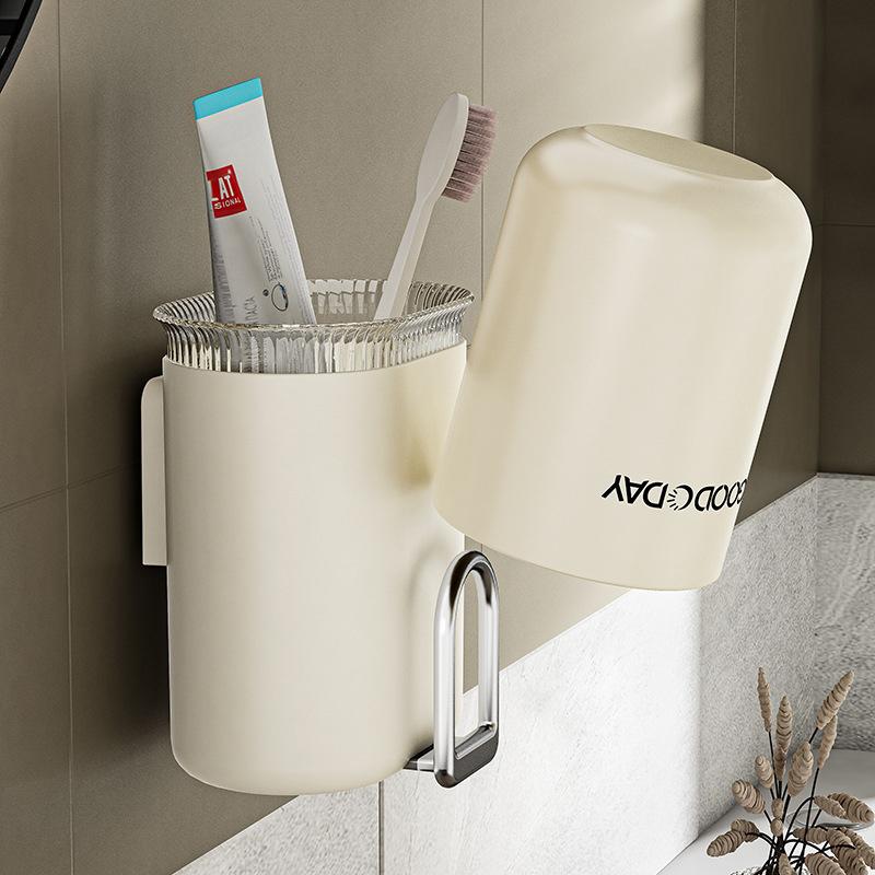 1 комплект держатель для зубных щеток для мытья стаканов настенное хранение зубной пасты многофункциональная стойка для хранения принадлежностей для ванной комнаты