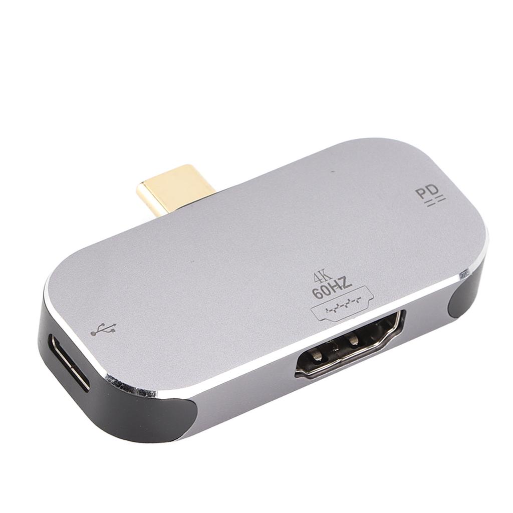 USB-C хаб 3 в 1, Type C Male на HD Multimedia Interface 2 Type C Female, док-станция для Windows, для Android, для OS X
