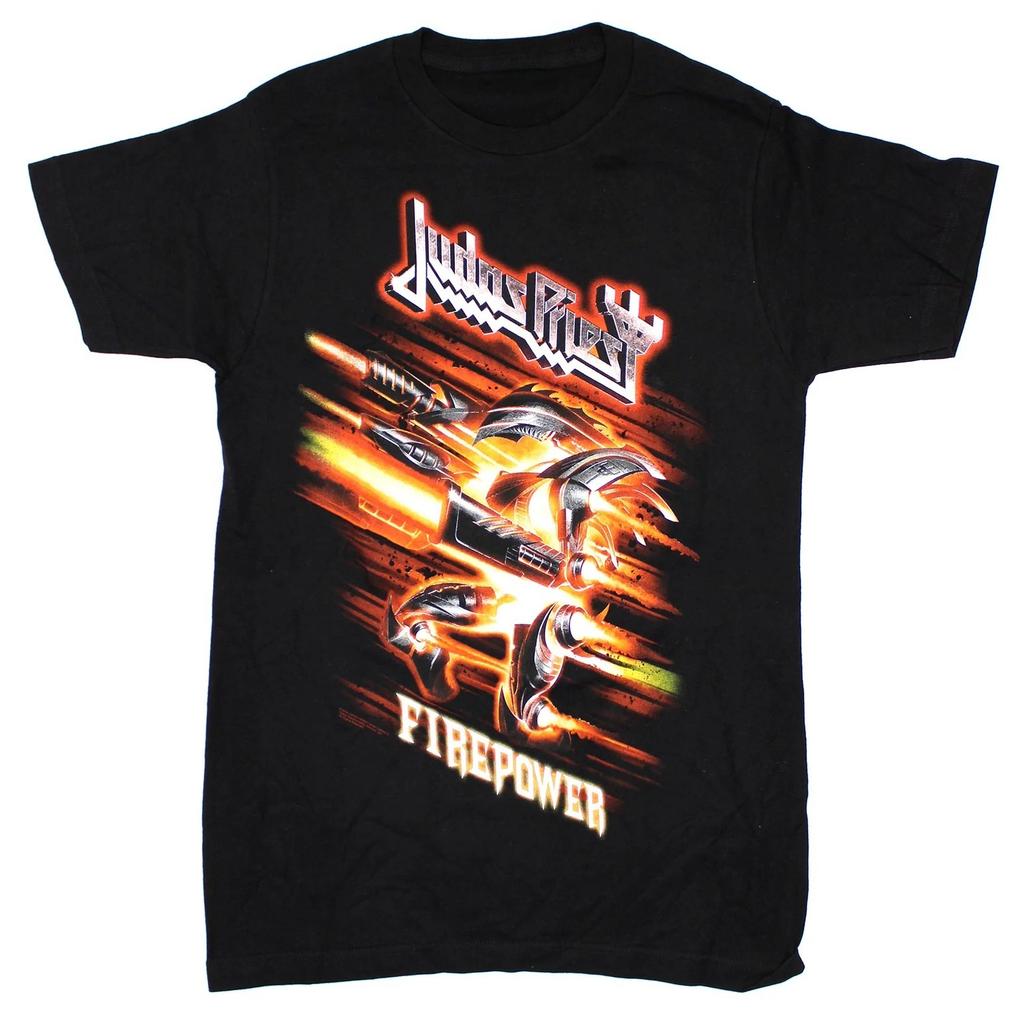 Футболка Judas Priest Fire Power Tour Высококачественная Роскошная Для Мужчин и Женщин Топ Y2k Лето 2026