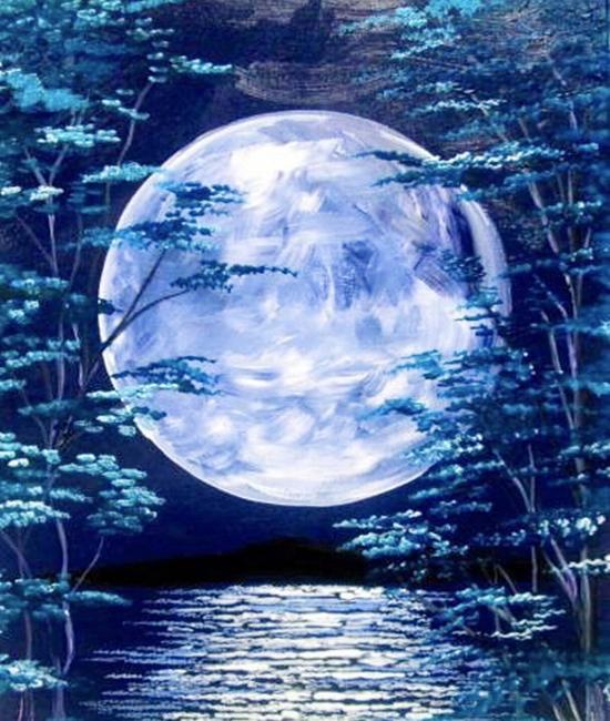 RUOPOTY Paint By Numbers Moon Scenery Unique Gift Home Decoration Picture By Number Sea Acrylic Drawing On Canvas