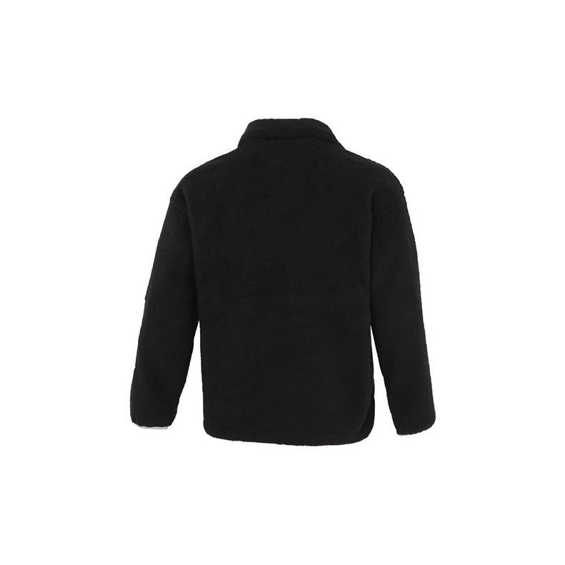 Puma Куртка Sherpa Bonded с вышитым логотипом и воротником-молнией Мужская верхняя одежда Черный 534930-01