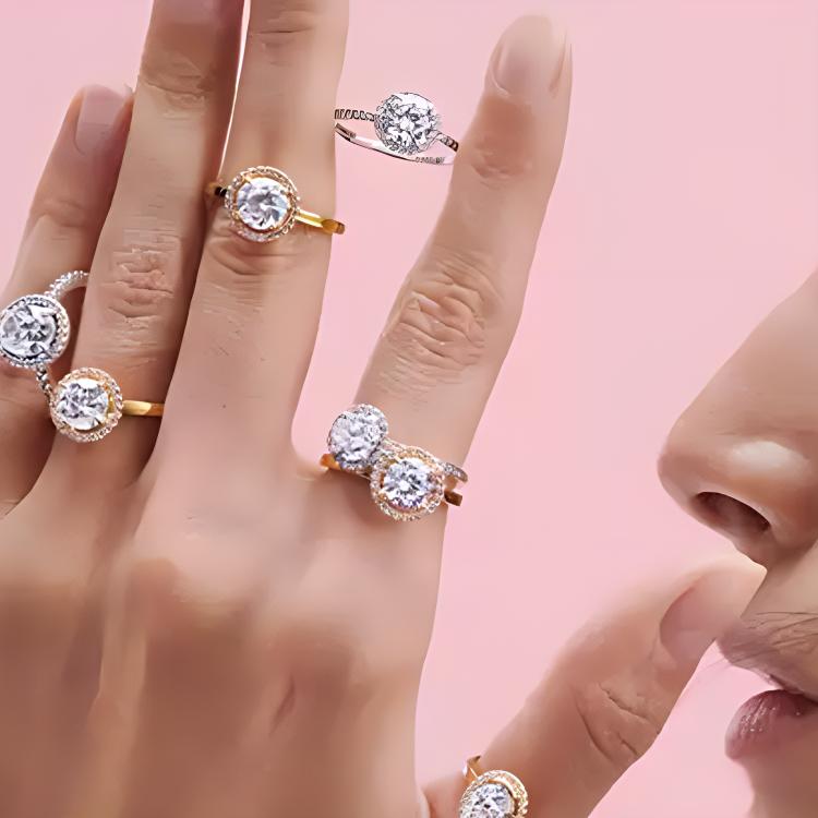 Pandora Кольцо из стерлингового серебра 925 пробы с дизайном паве Женские кольца 193777C01
