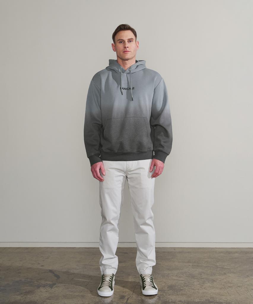 PANICALE Light Grey Regular Slim Fit Cotton Pants (Type A)