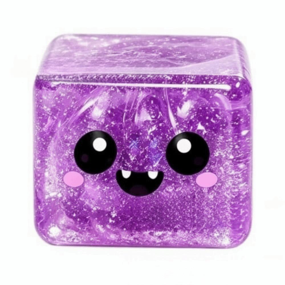 Spooky Design Fidget Toy Slow Rebound Stress Relief Toy Cube Maltose Squishy Halloween