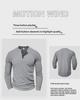 Мужская повседневная свободная футболка с длинным рукавом - American Youth Fashion