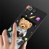 20Ультра черный чехол для телефона с рисунком астронавта и медведя для Samsung Galaxy A32 Note 20 Ultra 10 Plus 8 9 A22 A72 S22 S21 S20 Note