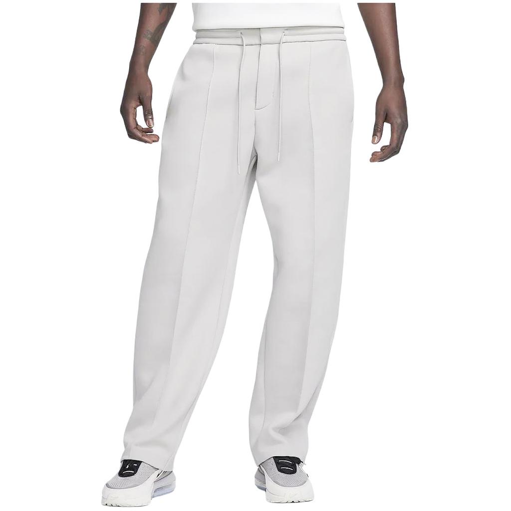 Nike Sportswear Tech Fleece Reimagined Solid Logo Straight Leg Knit Joggers Men Joggers Light-Iron-Ore-Gray FB8164-012