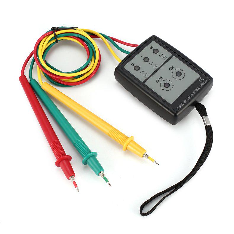 SP8030 3 индикатор чередования фаз счетчик тестер детектор 200В-480В