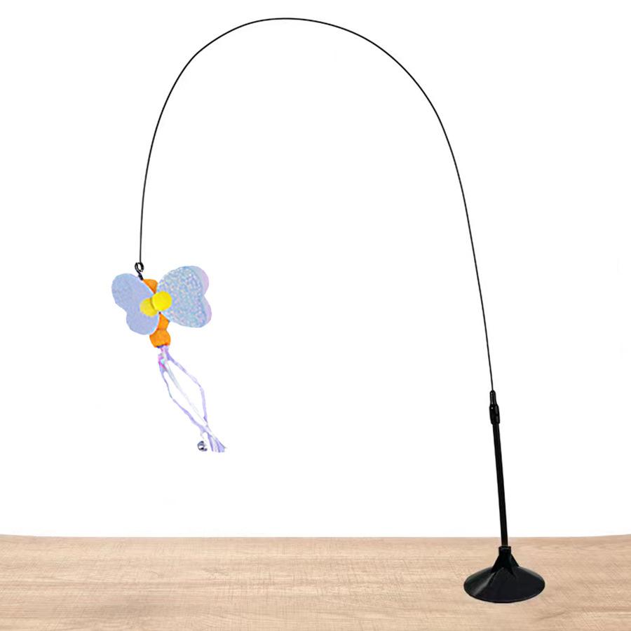 1 шт. Дразнилка для кошек, интерактивная игрушка, наполнитель с искусственным пером и колокольчиком, сменный продукт для ловли, подходит для кошачьих упражнений