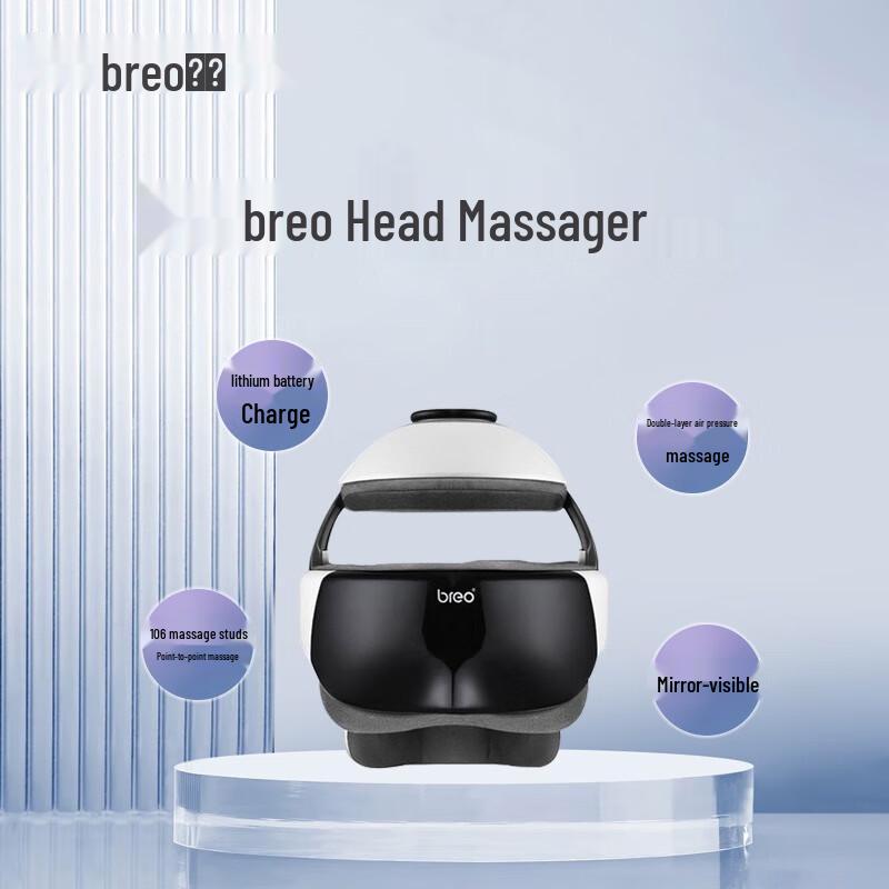 Breo iDream 3S Head and Eye Massager Helmet
