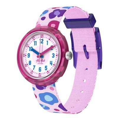 Часы Swatch Flik Flak Time to Roar FPNP166 Розовые для девочек
