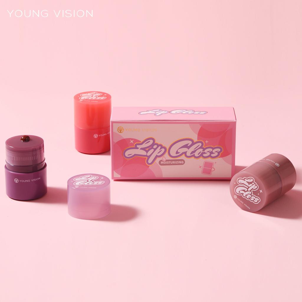 Twist Lip Gloss 3 Color Set Full Moisture Candy Nude Полупрозрачный зеркальный блеск для губ Увлажняющее масло для губ