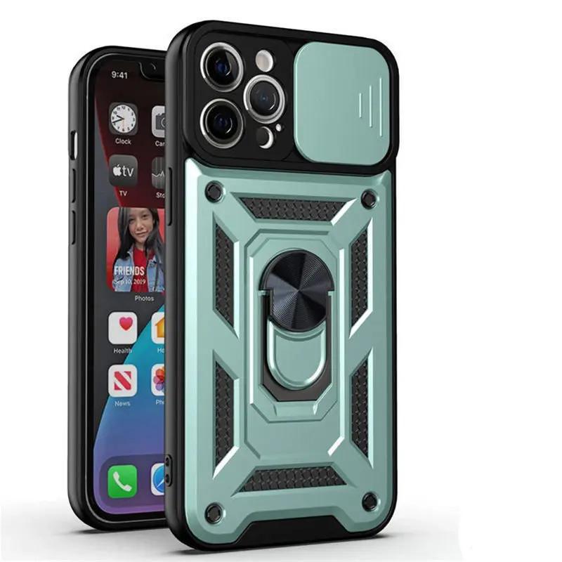 Чехол Armor Shockproof Magnetic Ring Stand Holder для iPhone 13 12 11 14 Pro Max X XR XS Max 12 13 Mini 7 8 Plus 11Pro Back Cover