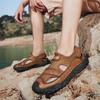 Summer Men's Sandals Breathable Outdoor Casual Shoes Antiskid Beach Sandals Hollow Shoes Footwear