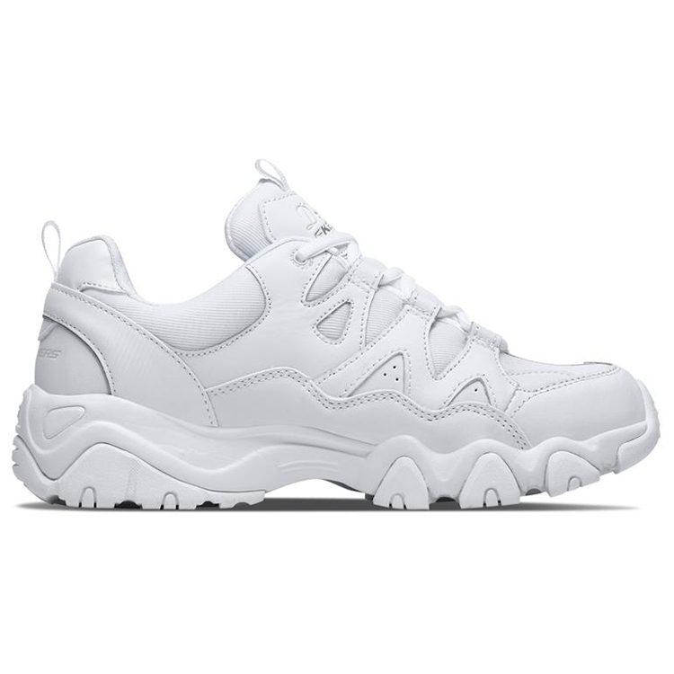 Skechers D'Lites 2.0 Low Top Running Shoes White Women's 88888328-WHT