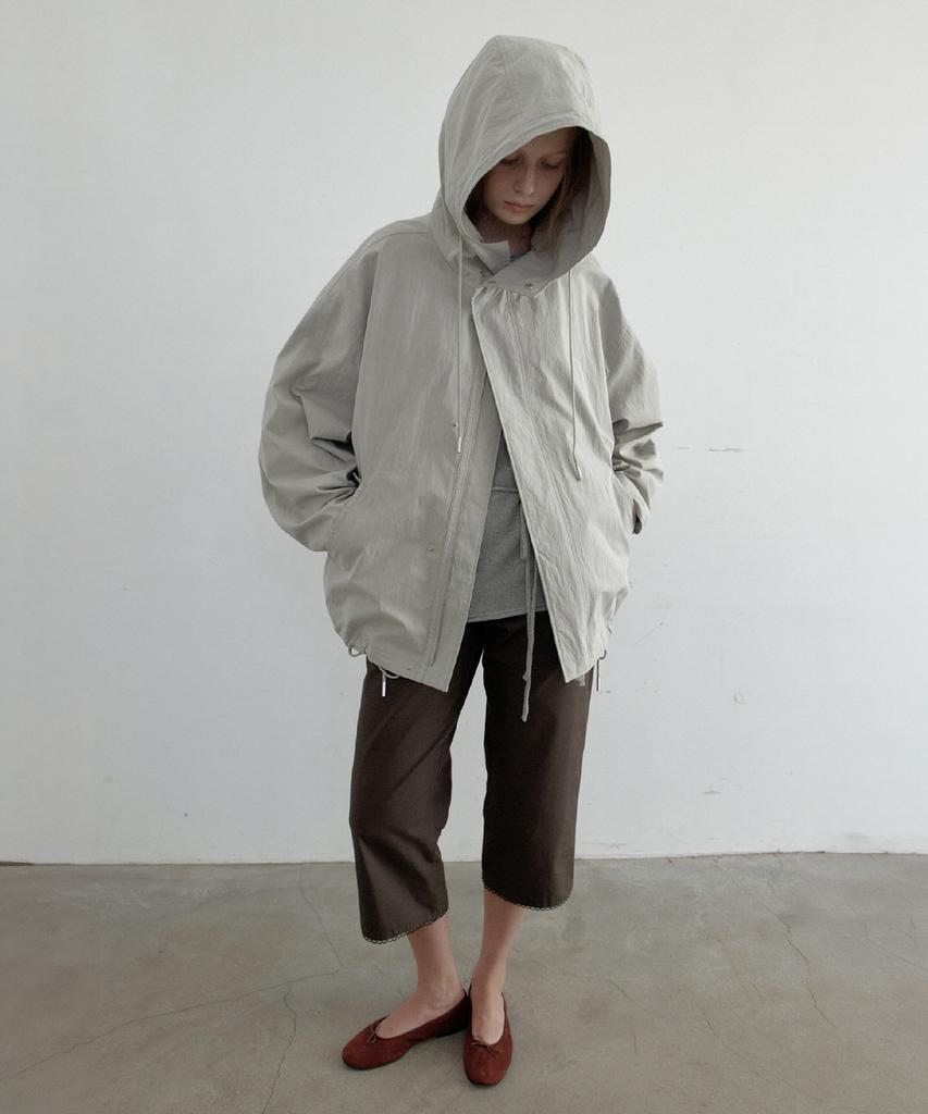 TOAVE Ghost Hooded Field Jacket (Light Gray)