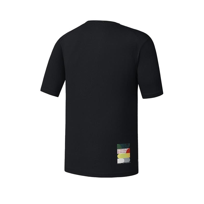 New FILA T Shirts Men's Pitch Black BK A11M538115F-BK