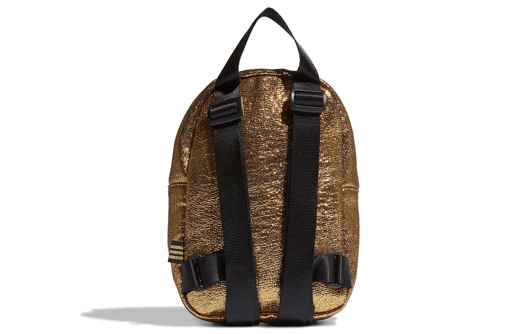 adidas Оригинальный кожаный рюкзак Мини Женский Золотой GN2150