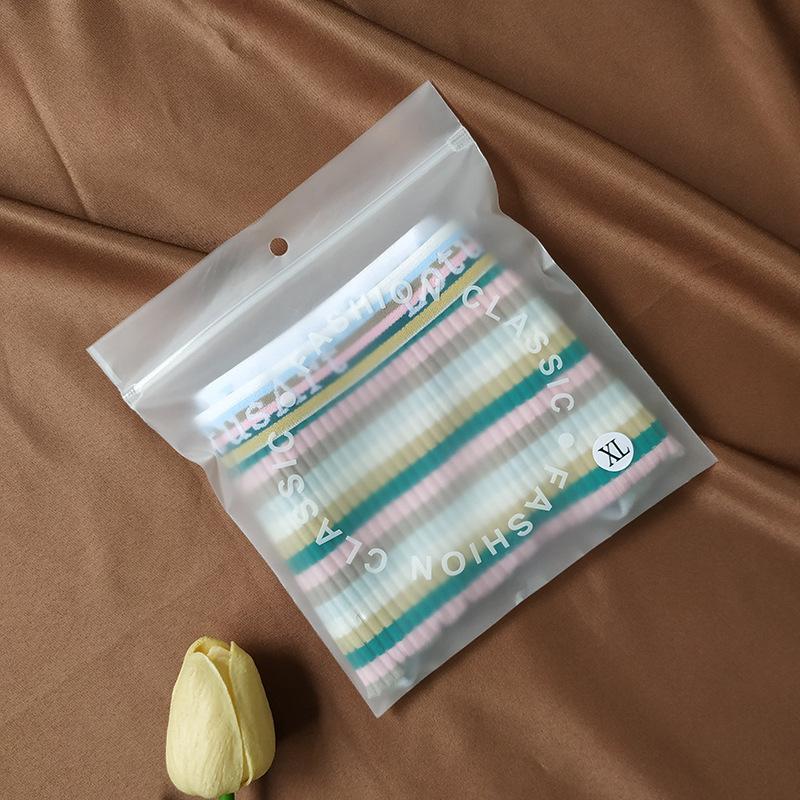 Высококачественные удобные трусики для девочек-школьниц из хлопка с низкой талией в радужную полоску, летние дышащие, высокоэластичные, неэластичные женские трусики, сексуальные трусики