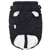 Dog Raincoat with Integrated Harness Waterproof & Reflective Navy Blue Size L44