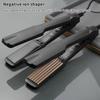 Hair Straightener Curler 2 in 1 Professional Ceramic Crimper Corrugated Adjustable Heat for Perfect Styles at Home and Salon