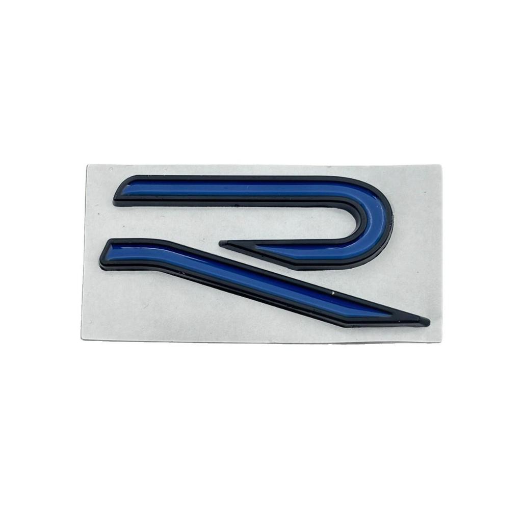 Black Warrior Golf 8 R-Line Rear Emblem - GTI English Letters Car Modification