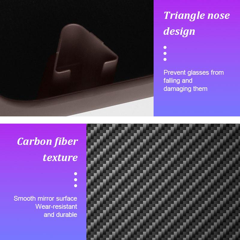 Car Visor Glasses Box Portable For BMW E38 E46 F15 E90 E92 E87 G20 G30 1 3 5 7 Series X1 X3 X5 Sunglasses Holder Eyeglasses Case