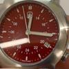 Б/у 04w3220[Б/у] VICTORINOX V7-02 GMT кварцевые мужские часы циферблат красный 100M [Магазин Хатиодзи]