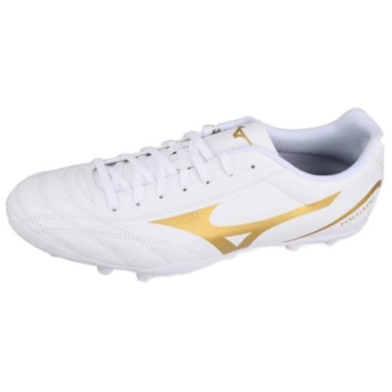 Mizuno Удобный Универсальный АГ (Резиновые короткие шипы) Искусственный газон Нескользящие Прочные Футбольные бутсы Унисекс Футбольные бутсы Белый Платиновый P1GA249407