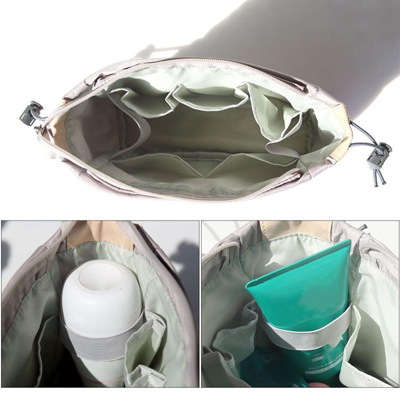 1 шт. Косметический органайзер большой вместимости, прочная косметичка с отделениями 25x8x17см