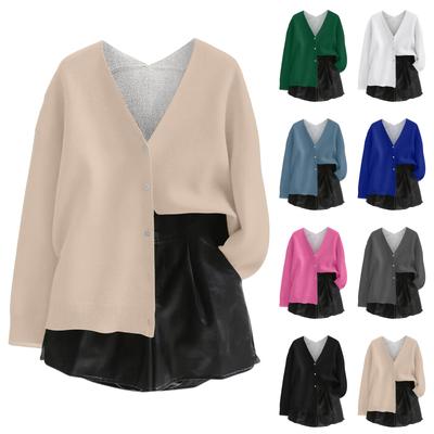 Женский топ с V-образным вырезом, с принтом, утолщенный, из плюшевого кашемира, теплый, длинный топ