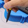 Profile Contour Gauge Line Copier Ruler Cutting Template Construction Woodworking Measuring Instrument Ceramic Tiling Tiles Tool