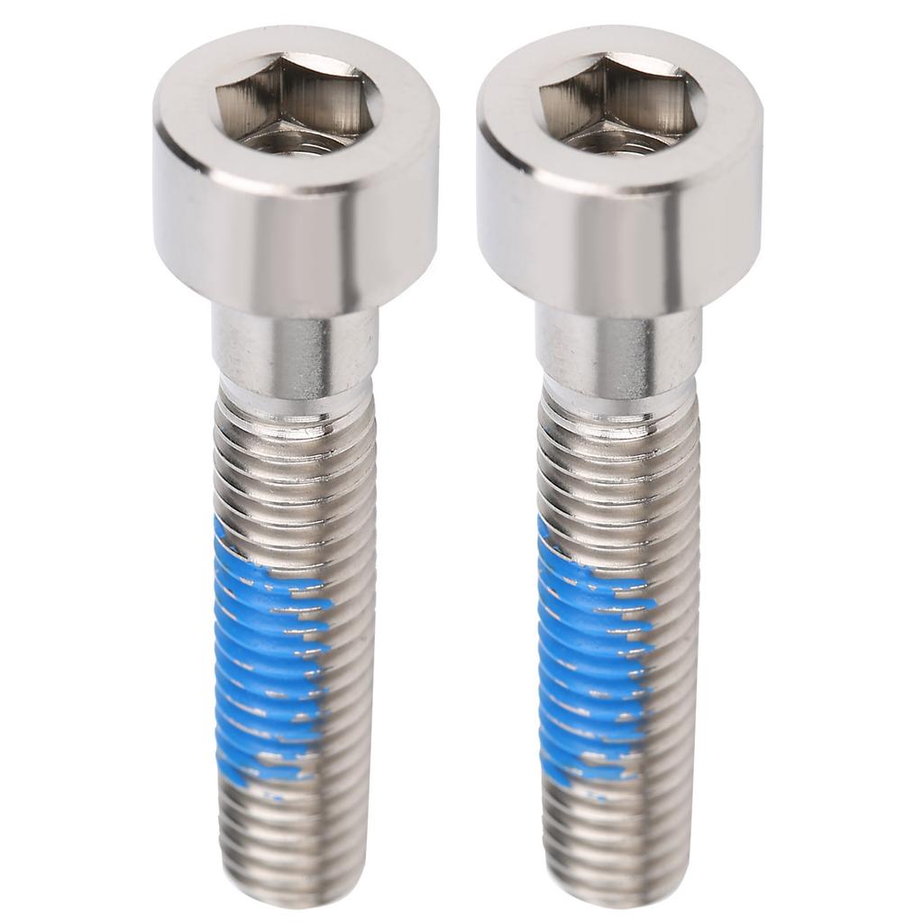 2 шт. Болты выноса руля велосипеда M6x30 мм для горного и шоссейного велосипеда, винты крышки рулевой колонки, серебристые