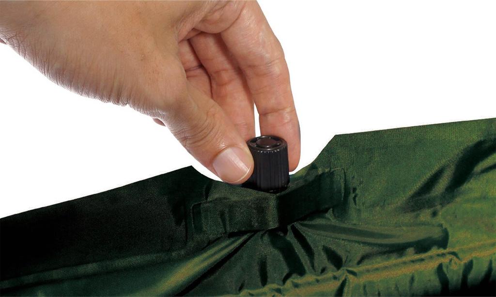 Hac Автоматический надувной матрас с подушкой HAC3522, Зеленый,